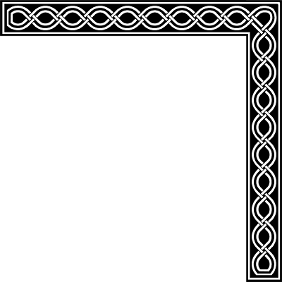 Floral Design Corner Frame Vector - Clip Art Corner Borders (400x400), Png Download