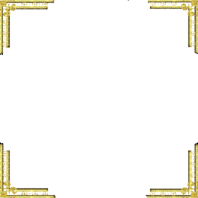 Gold Corner Frame Deco - Golden Frame Corners Png (400x400), Png Download