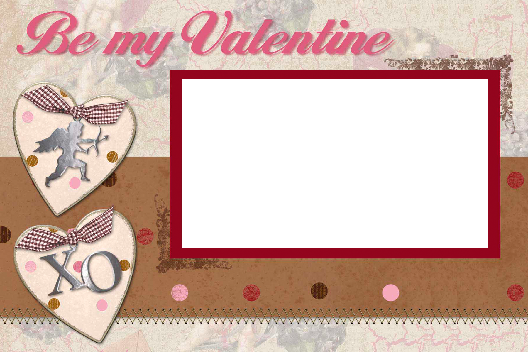 Download Frame Valentine G - Love (1800x1200), Png Download