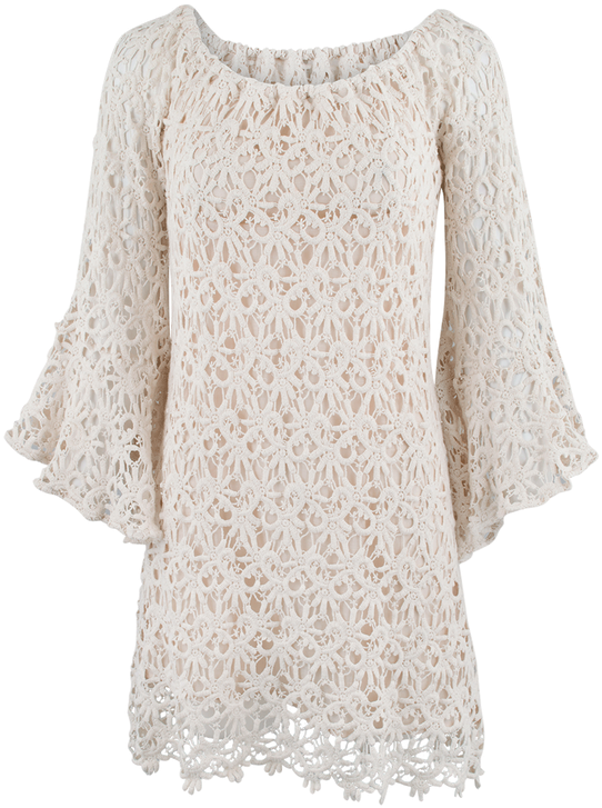 Union Of Angels Tristan Crochet Dress - Pinto Ranch (544x800), Png Download
