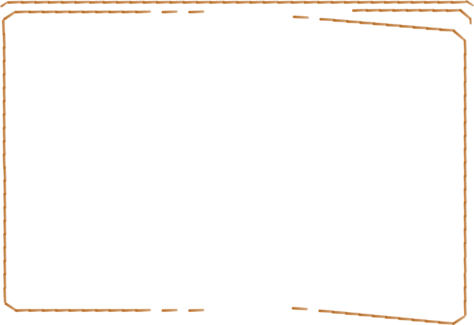 000 Interior Tarjeteros Hilos Dorado - Certificate Border Clipart Transparent (1603x1117), Png Download