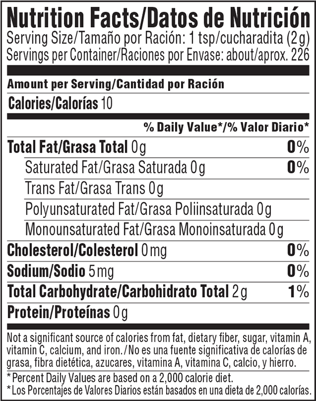 Nestlé® Coffee-mate® Fat Free - Coffeemate Pumpkin Spice Creamer Nutrition Facts (900x900), Png Download