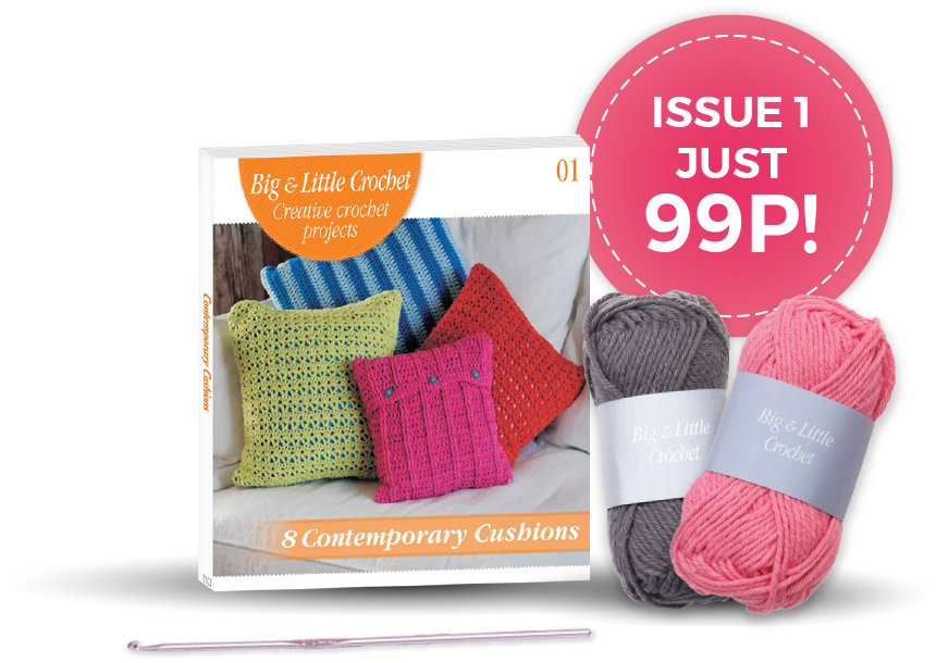 Big And Little Crochet (860x610), Png Download