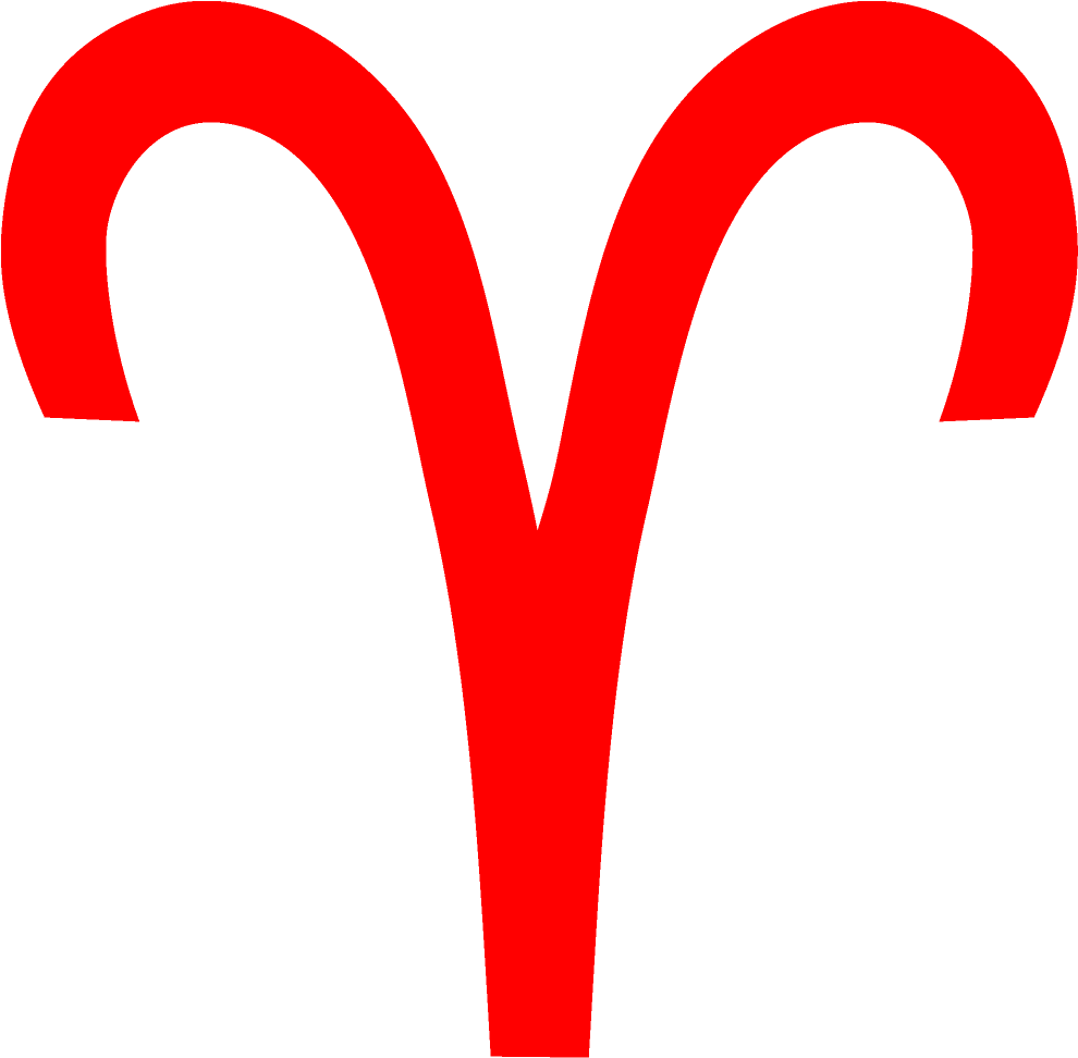 Aries - Овен Розовый Знак Зодиака Пнг (1017x980), Png Download