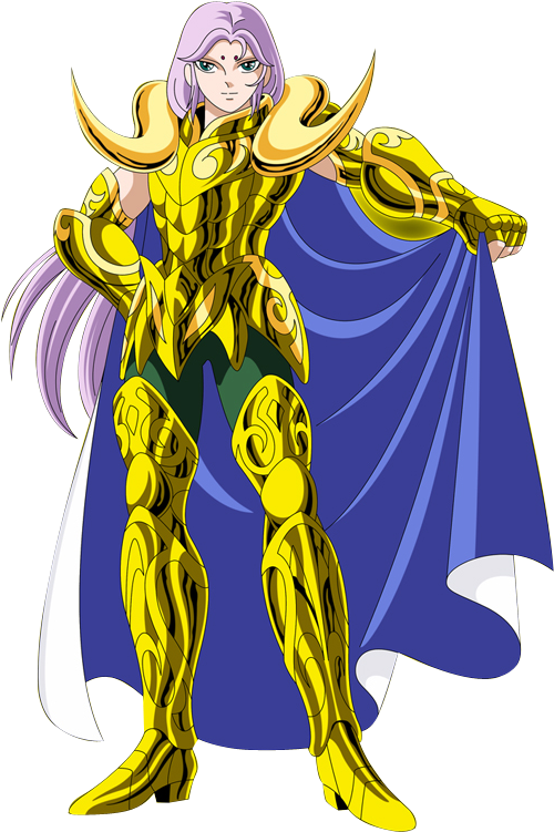 Aries Muu23 - Os Cavaleiros Do Zodiaco De Ouro Aries (800x800), Png Download