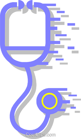 Estetoscópio Livre De Direitos Vetores Clip Art Ilustração (281x480), Png Download