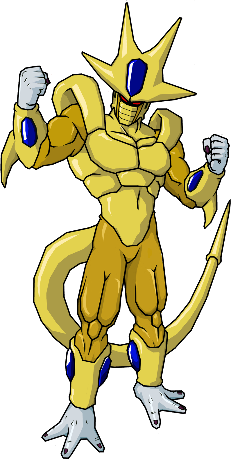 Golden Cooler By Legofrieza-d902vec - Dragon Ball Z Golden Cooler (826x1584), Png Download