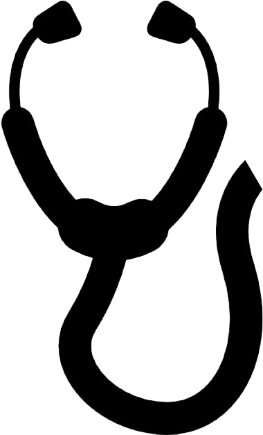 Estetoscopios - Stethoscope Clipart Black And White (626x626), Png Download