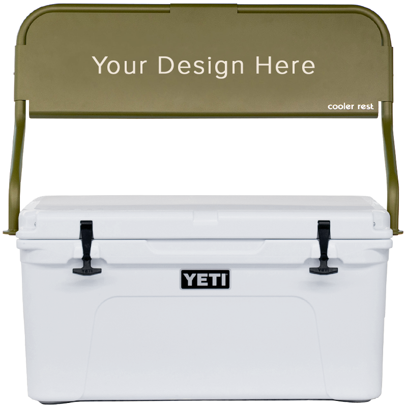 Your Design Here-green - Tundra 65 Cooler-white (804x820), Png Download