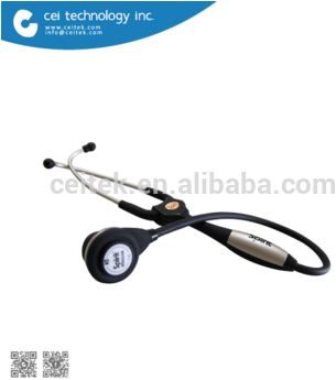 Ce Aprobado Electrónica Estetoscopio Digital Estetoscopio - 4 Channel Tens Ems (350x350), Png Download