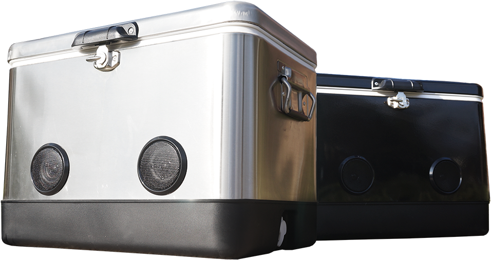 54 Quart Party Cooler With High-powered Bluetooth Speakers - Wireless Speaker (1080x1080), Png Download