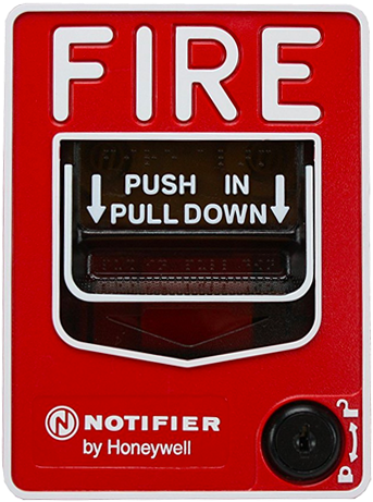 Fire Alarm And Life Safety - Gamewell-fci Ms-7asf Pull Station (491x503), Png Download
