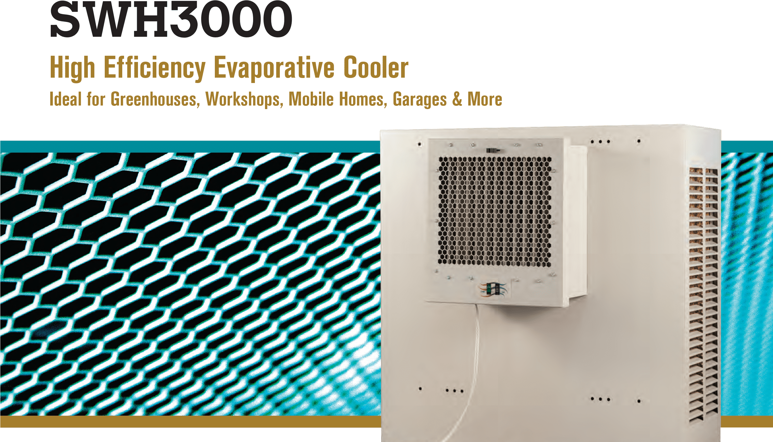 Evaporative Cooler Wall (2604x1550), Png Download