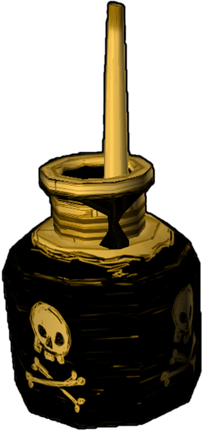 Inkwell - Bendy And The Ink Machine Items (507x888), Png Download