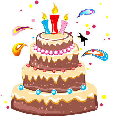 Torta Cumpleaños Png - Imagenes De Feliz Cumpleaños Rosario (410x410), Png Download