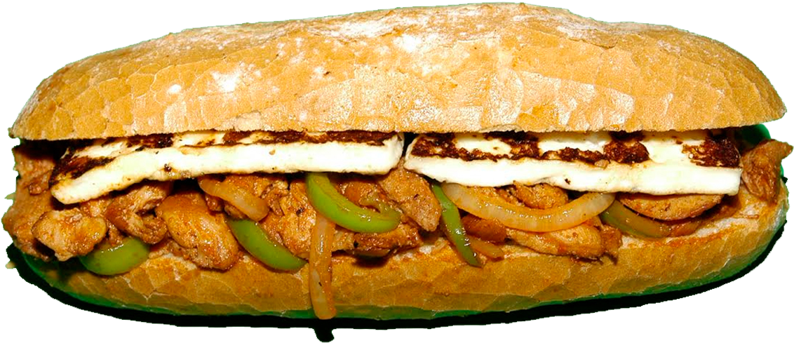 Torta Chicken Fajita - Torta De Carnitas Png (1200x550), Png Download