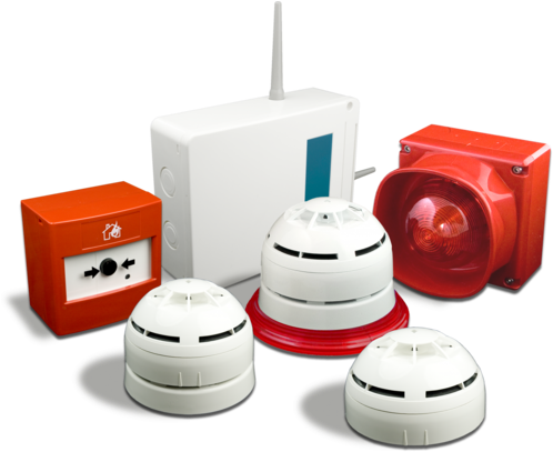 Fire Detection System - Fire Detection & Alarm Systems (500x439), Png Download