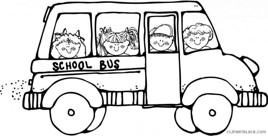 Smart Design School Clipart Black And White 19 Clip - Field Trip Clipart Black And White (940x478), Png Download