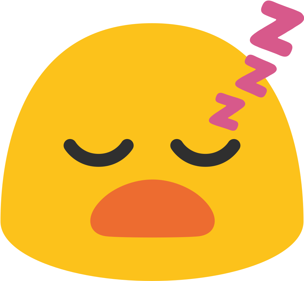 File - Emoji U1f634 - Svg - Sleeping Face (768x768), Png Download