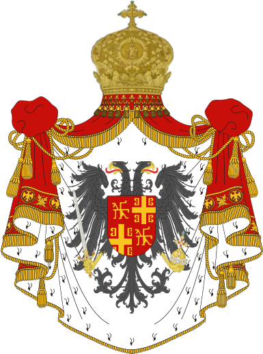Western Coat Of Arms Of The Roman Empire - Western Roman Empire Coat Of Arms (403x536), Png Download