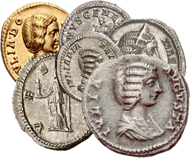 Kristen Rounds Of Julia Domna - Roman Coins Transparent (391x326), Png Download