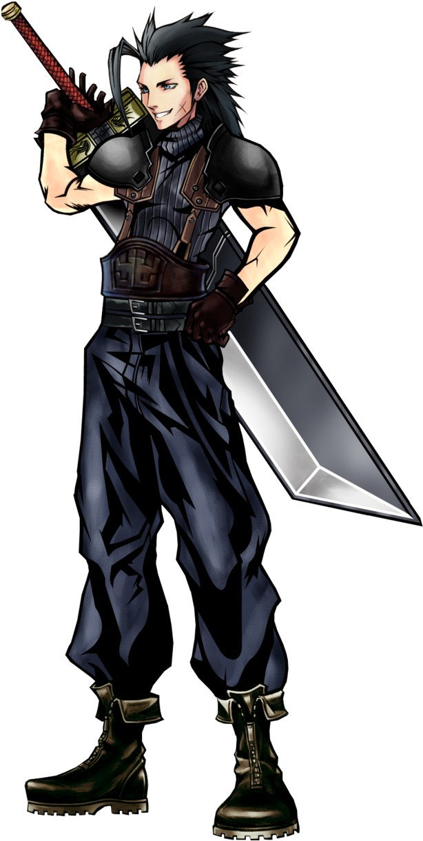 Zack Fair Png - Final Fantasy Vii Cloud Strife Men's Cosplay Costume (631x1264), Png Download