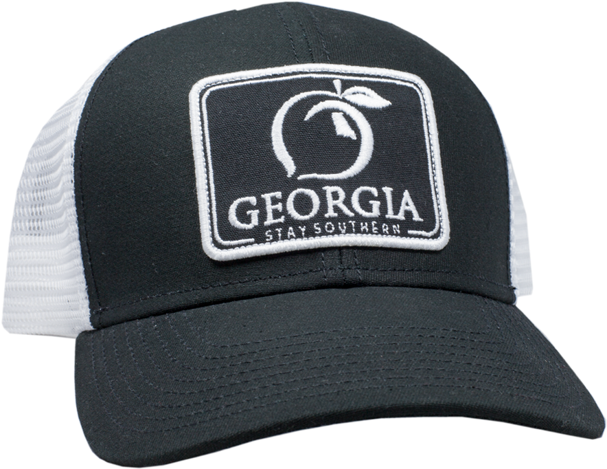 Georgia Patch Trucker Hat (1024x1024), Png Download