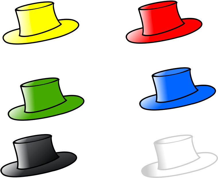Clothing Six Hats Svg Clip Arts 600 X 489 Px (600x489), Png Download