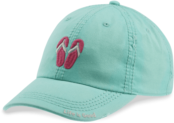 Flip Flops Sunwashed Chill Cap - Cap (570x570), Png Download