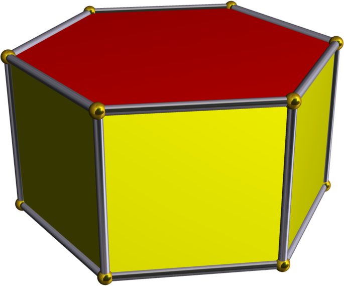 Hexagonal Prism (693x600), Png Download