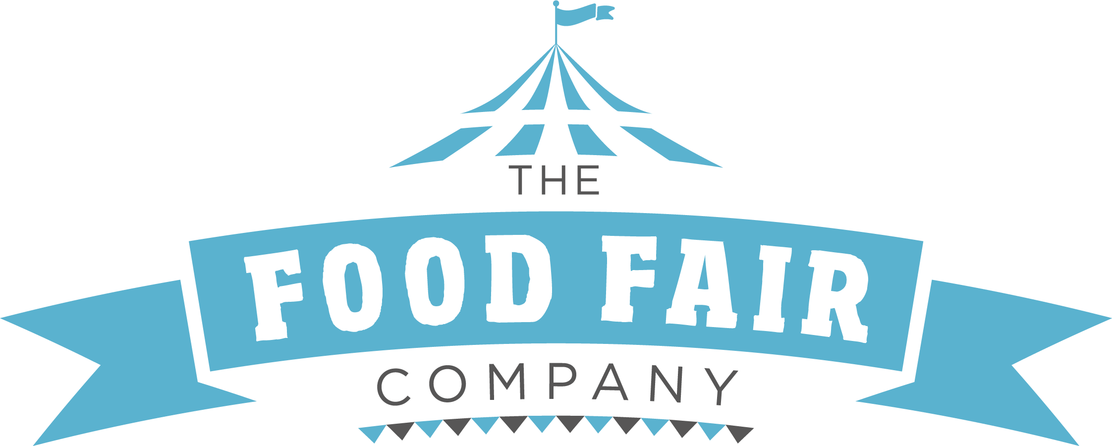 Sporting Our New Logo For Out Of Town Events Too - Food Fair Logo (2244x900), Png Download