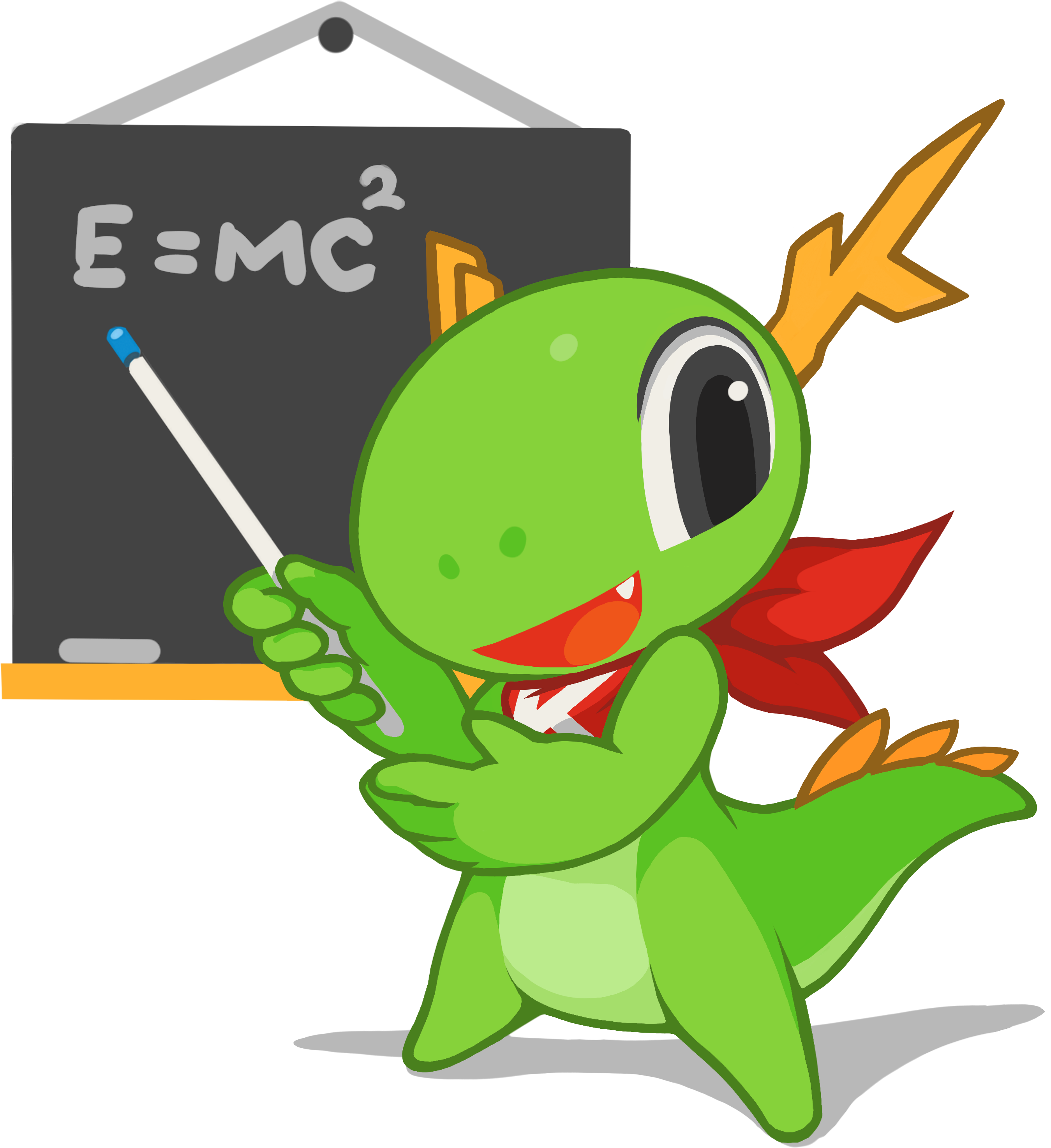 Kde Mascot Konqi For Presentation And Education Applications - Educational Game Mascot (3125x4420), Png Download