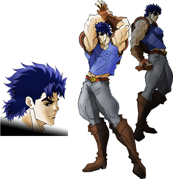 Jonathan Adult - Jojo Jonathan Joestar (668x627), Png Download