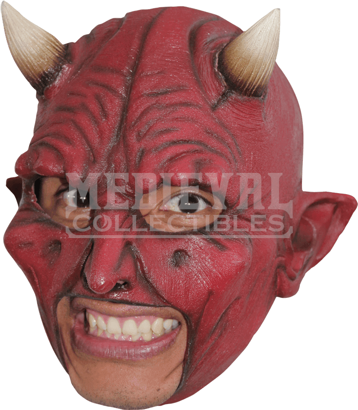 Chinless Devil Mask - Mask With Open Mouth (850x850), Png Download