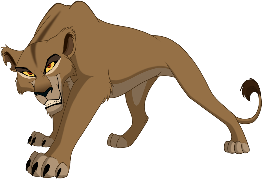 Scar Clipart Simba - Zira El Rey Leon (916x621), Png Download