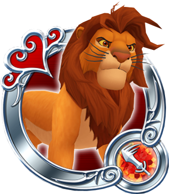 Simba - Lion King Kingdom Hearts Simba (410x443), Png Download