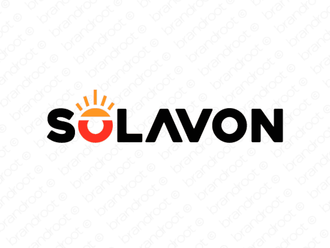 Solavon Logo Design Included With Business Name And - .com (1100x829), Png Download