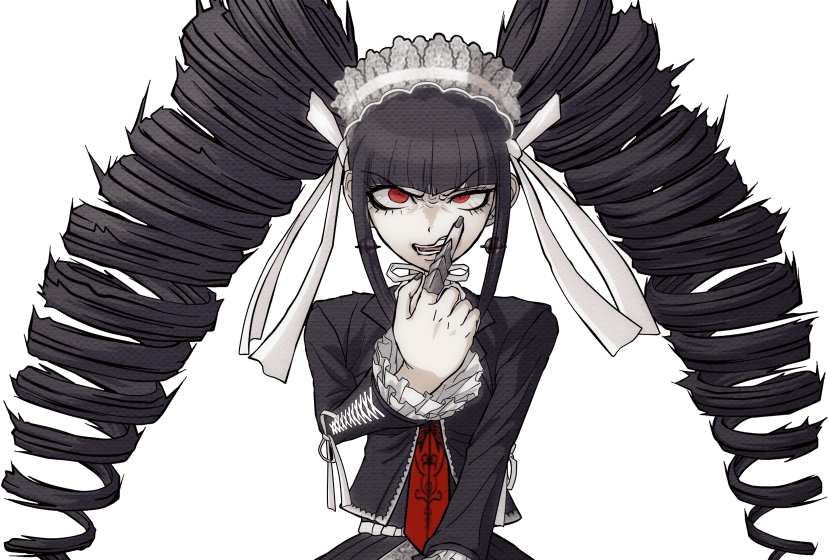 View Retard , - Sprite Celestia Ludenberg (828x560), Png Download