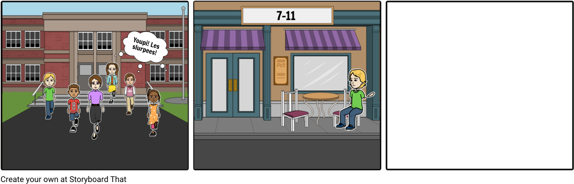 Owens Est En Retard Pour L'école - Cartoon (1164x385), Png Download