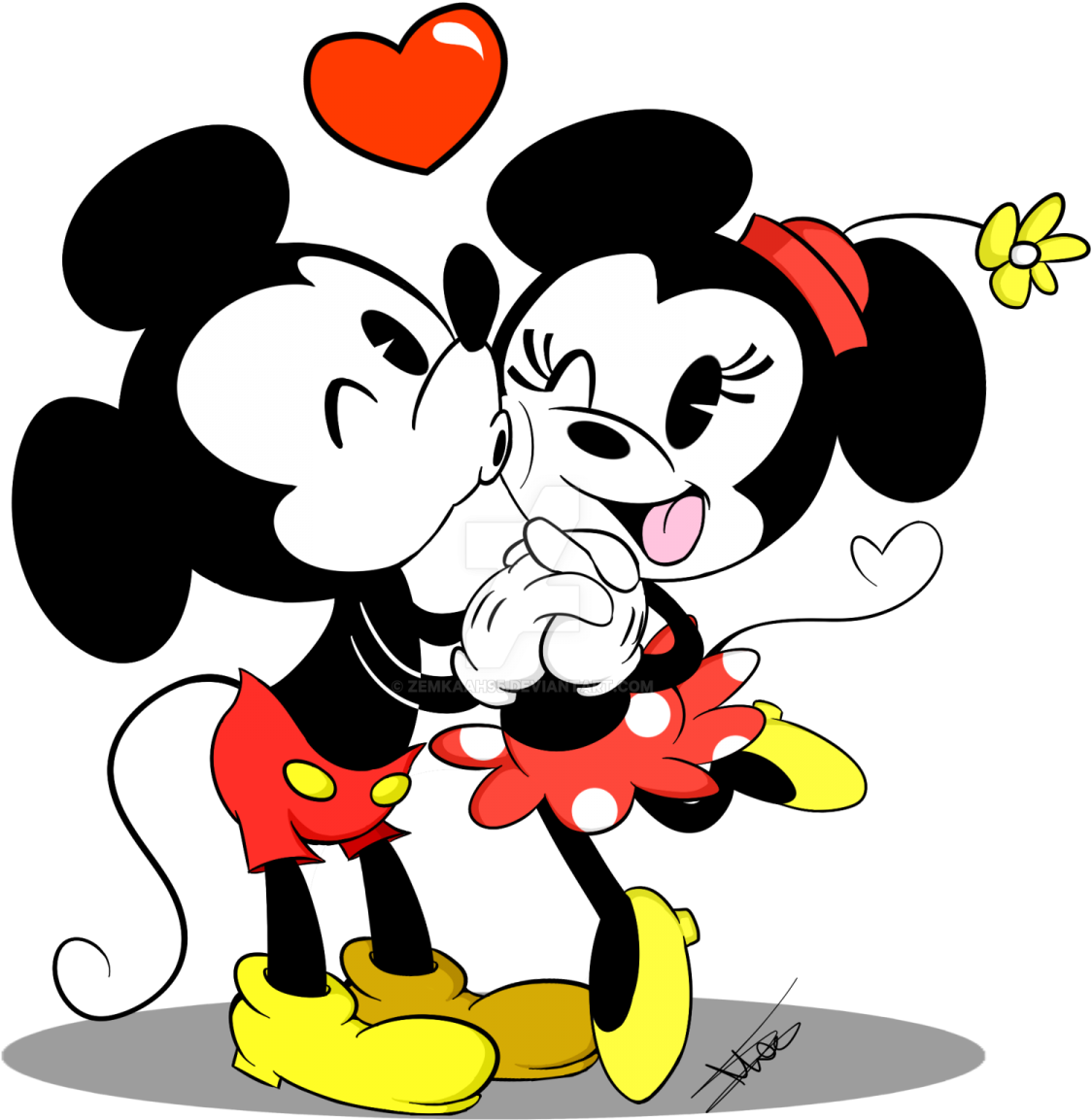 Mickey Mouse Y Minnie Dibujos - Imagenes De Mickey Mouse (600x600), Png Download