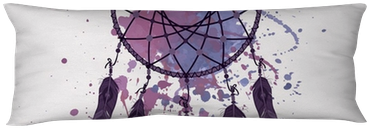 Vector Illustration Of Dream Catcher With Watercolor - Lapinette Coque Rigide Attrape Rêve Dreamcatcher 1 (400x400), Png Download