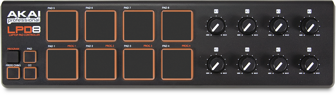 Lpd8 Web Large 7afa401c 52ab 4258 8dd8 68bcbdab6527 - Akai Lpd8 (1200x750), Png Download