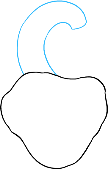 How To Draw Human Heart - Line Art (680x678), Png Download