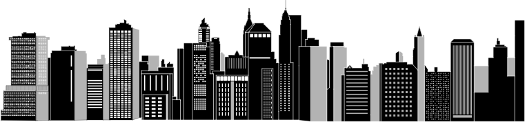 Medium Image - City Scape Transparent (761x178), Png Download