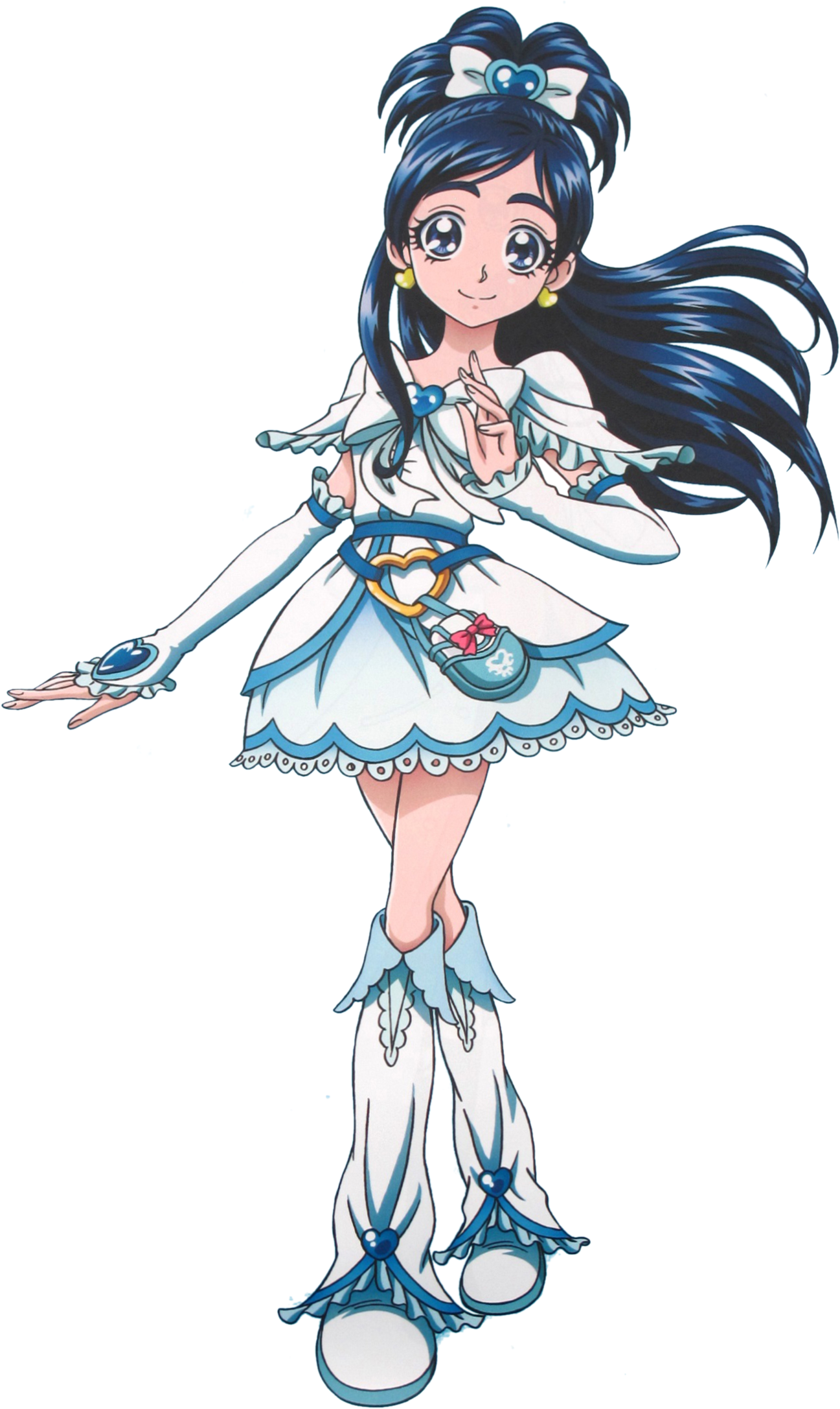 Max Heart Cure White - Pretty Cure Max Heart Cure White (1323x2190), Png Download