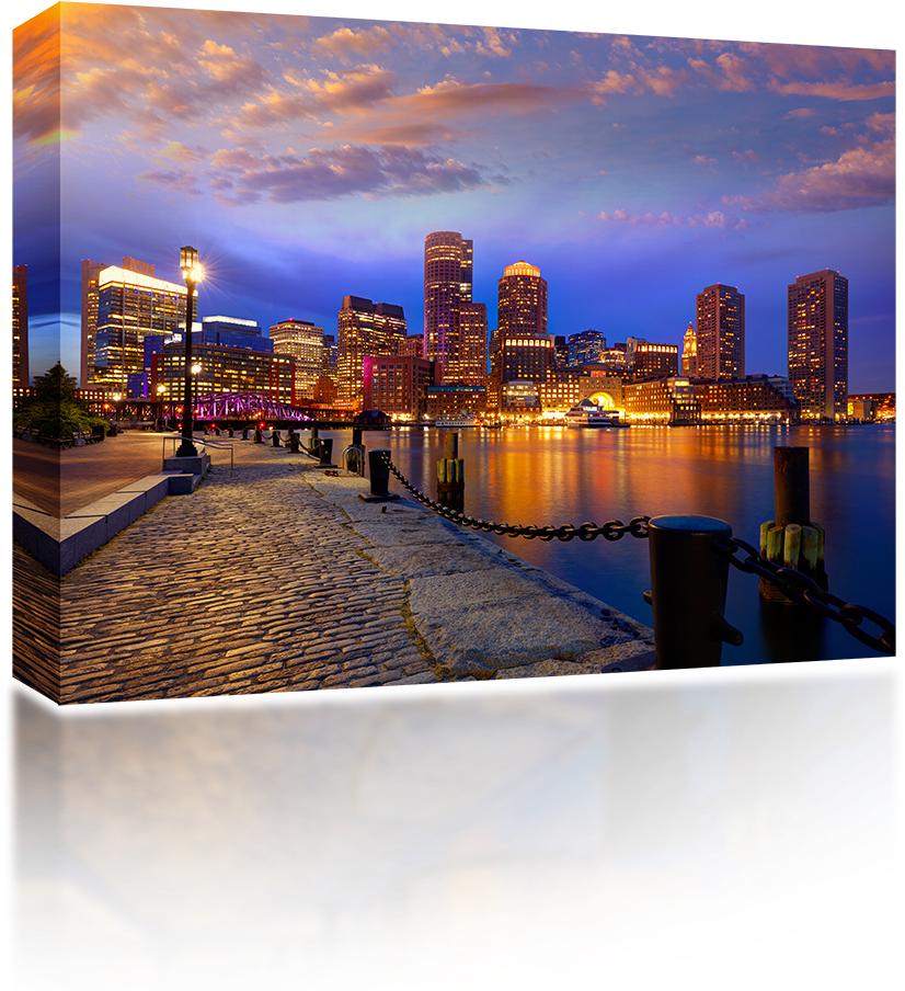 Boston Skyline From Fan Pier - Best Boston Skyline (1024x1024), Png Download