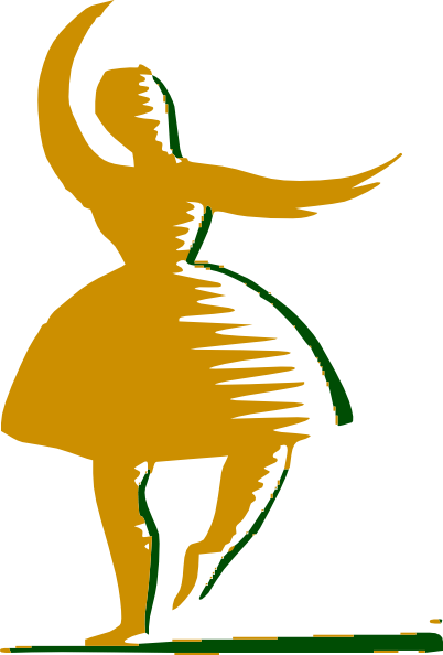 Indian Dance Clipart Png - Dance Symbol (402x594), Png Download