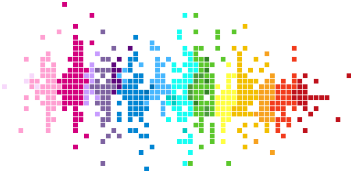 Rainbow Explosion - Color Explosion Png Transparent (350x450), Png Download