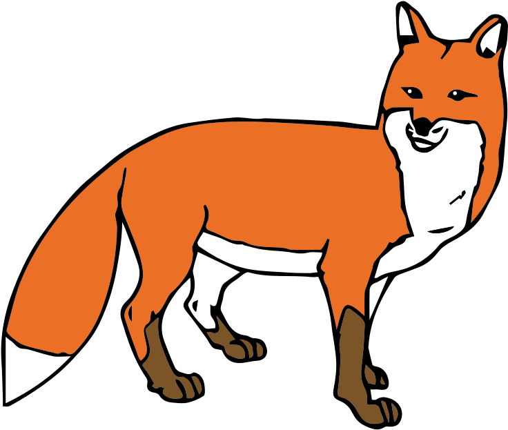 Fox Free To Use Cliparts - Fox Clipart (800x690), Png Download
