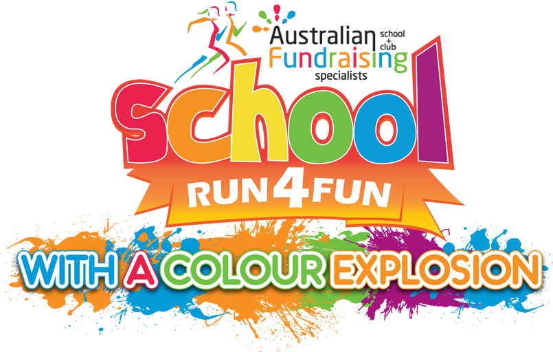 Graphic Black And White Download Color Run Clipart - Australian Fundraising Colour Run (1000x528), Png Download